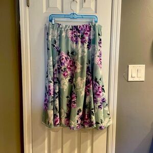 Vintage Bon Worth floral long dress size extra large.